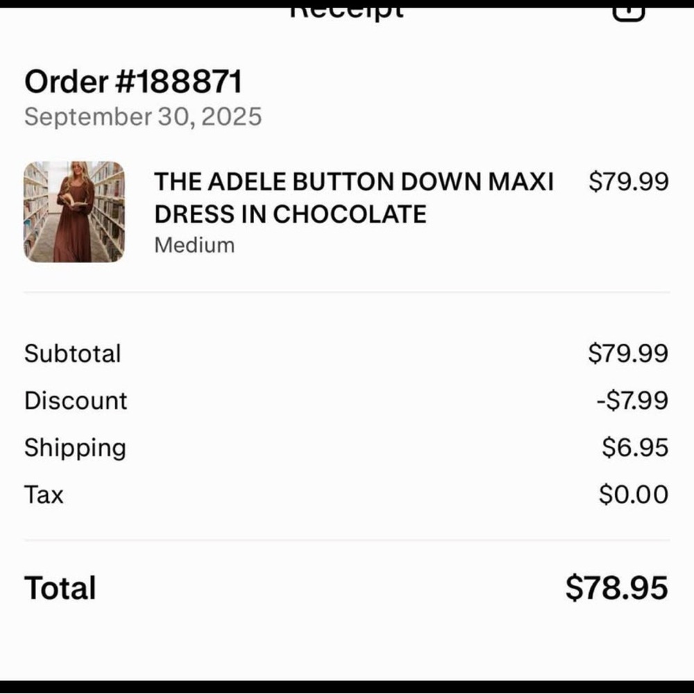 The Adele Button Down Maxi Dress In Chocolate - image 5
